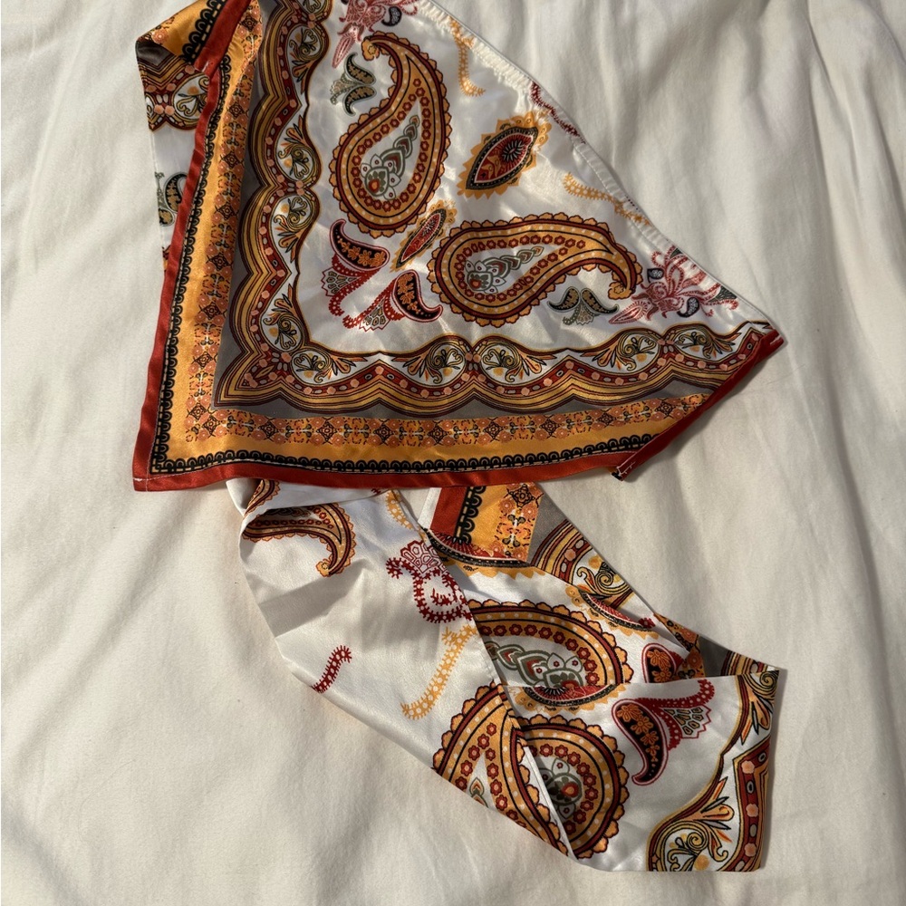 Shein Scarf Tie Top